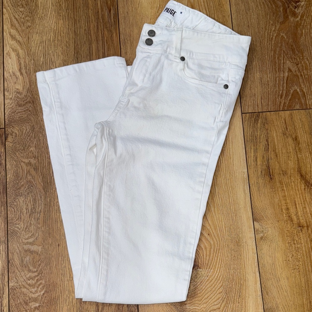 PAIGE Crisp White Denim Jeans